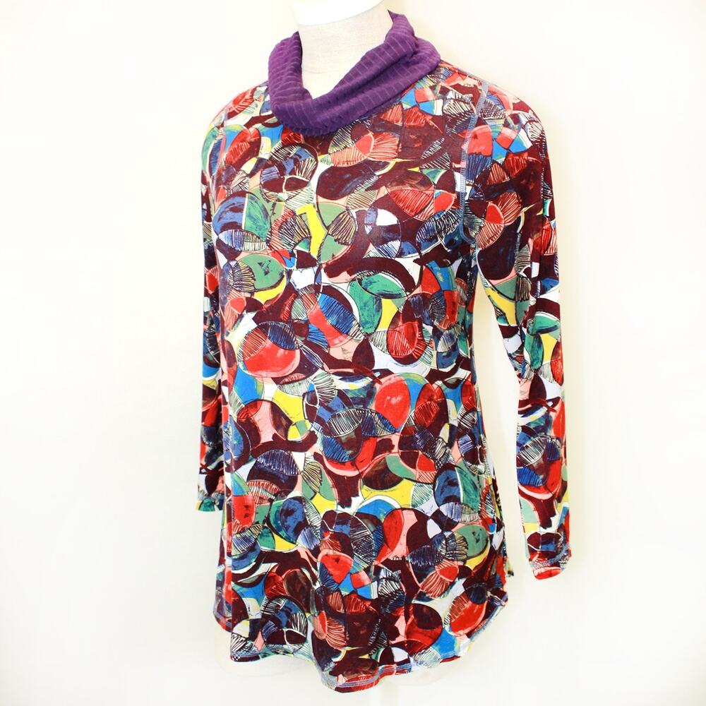 Logo By Lori Goldstein long sleeve turtleneck shirt blouse top Large